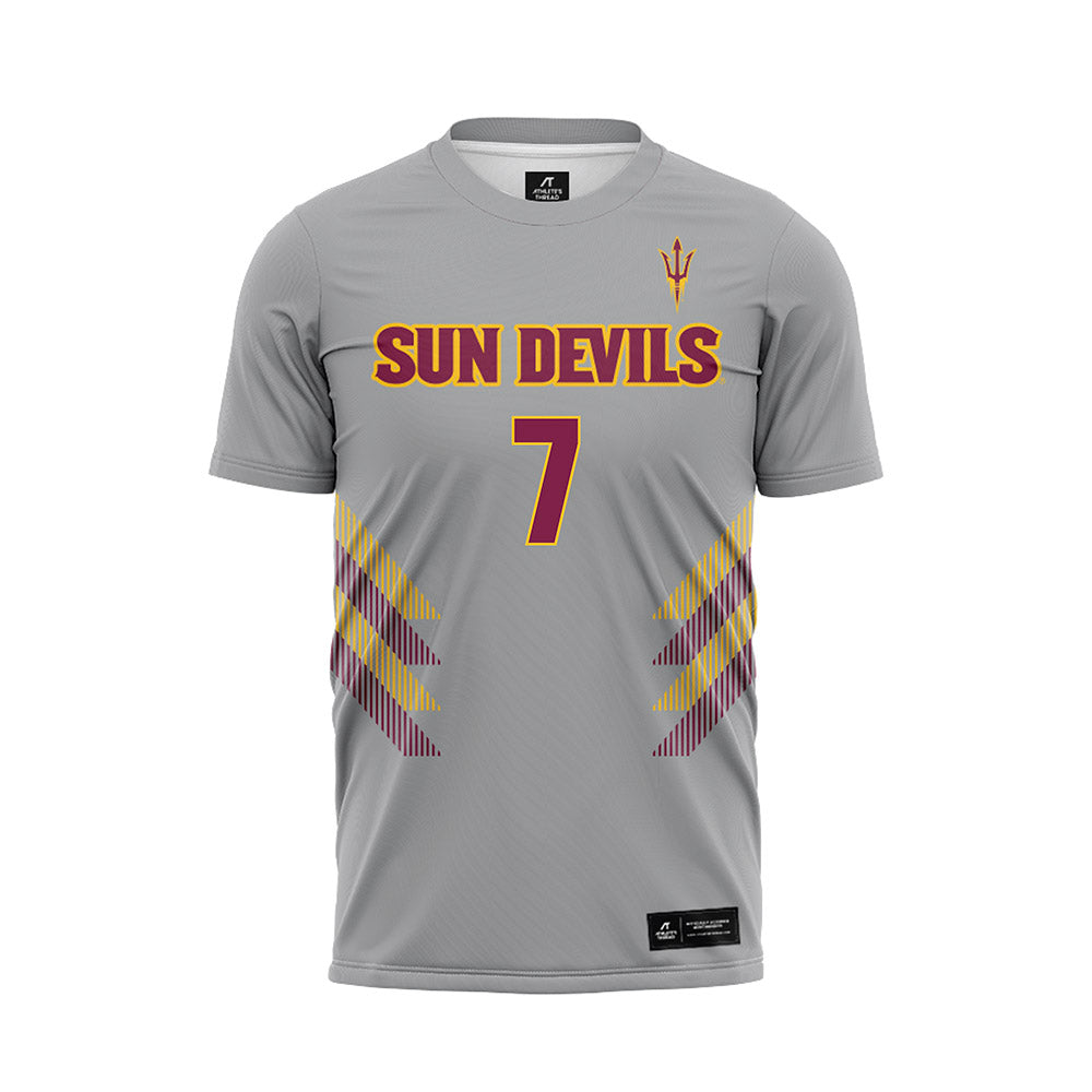 Arizona State - NCAA Women's Soccer : Tatum Thomason - Grey Soccer Jersey-0