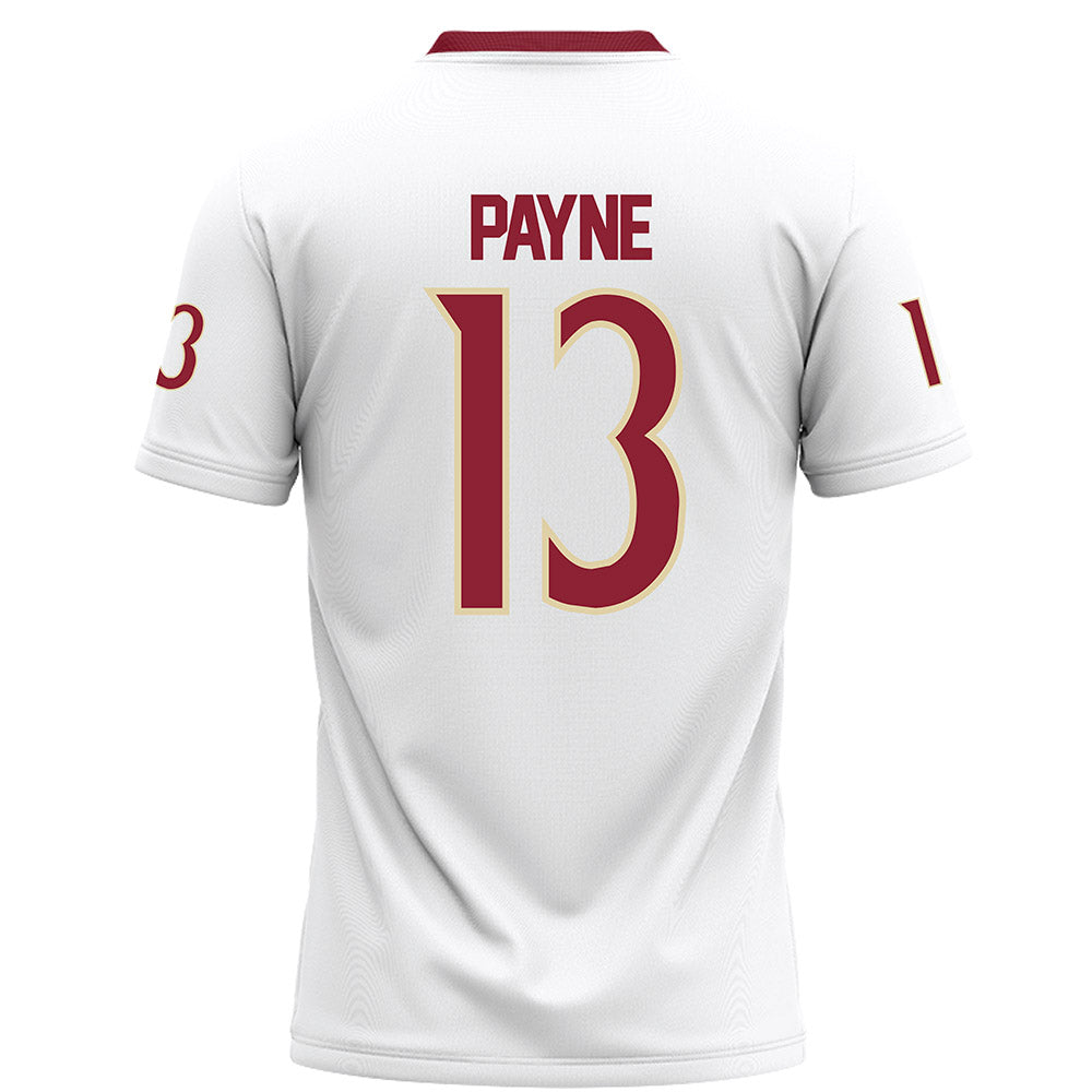 Elon - NCAA Football : Tanner Payne - White Football Jersey-1