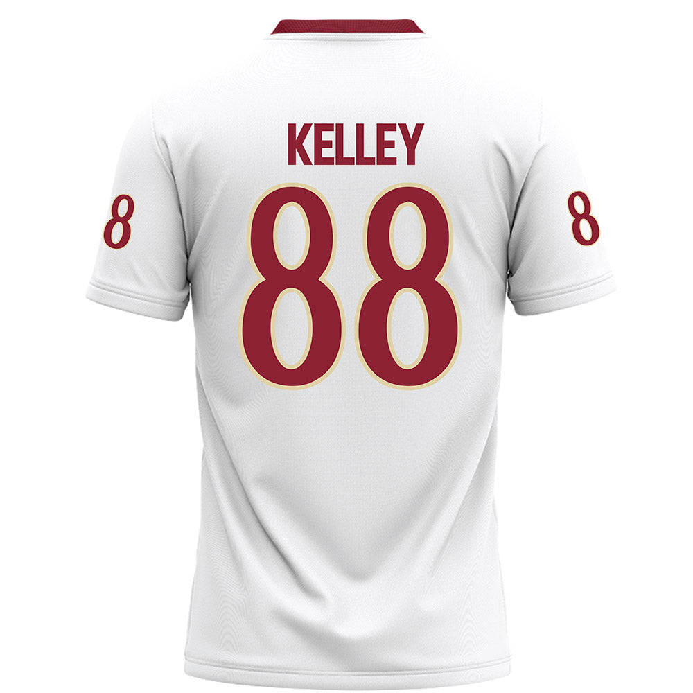 Elon - NCAA Football : Owen Kelley - White Football Jersey-1