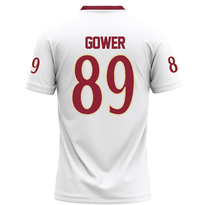 Elon - NCAA Football : Braden Gower - White Football Jersey-1