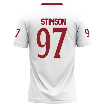 Elon - NCAA Football : Carter Stimson - White Football Jersey-1