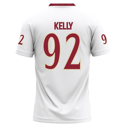Elon - NCAA Football : Nhycer Kelly - White Football Jersey-1