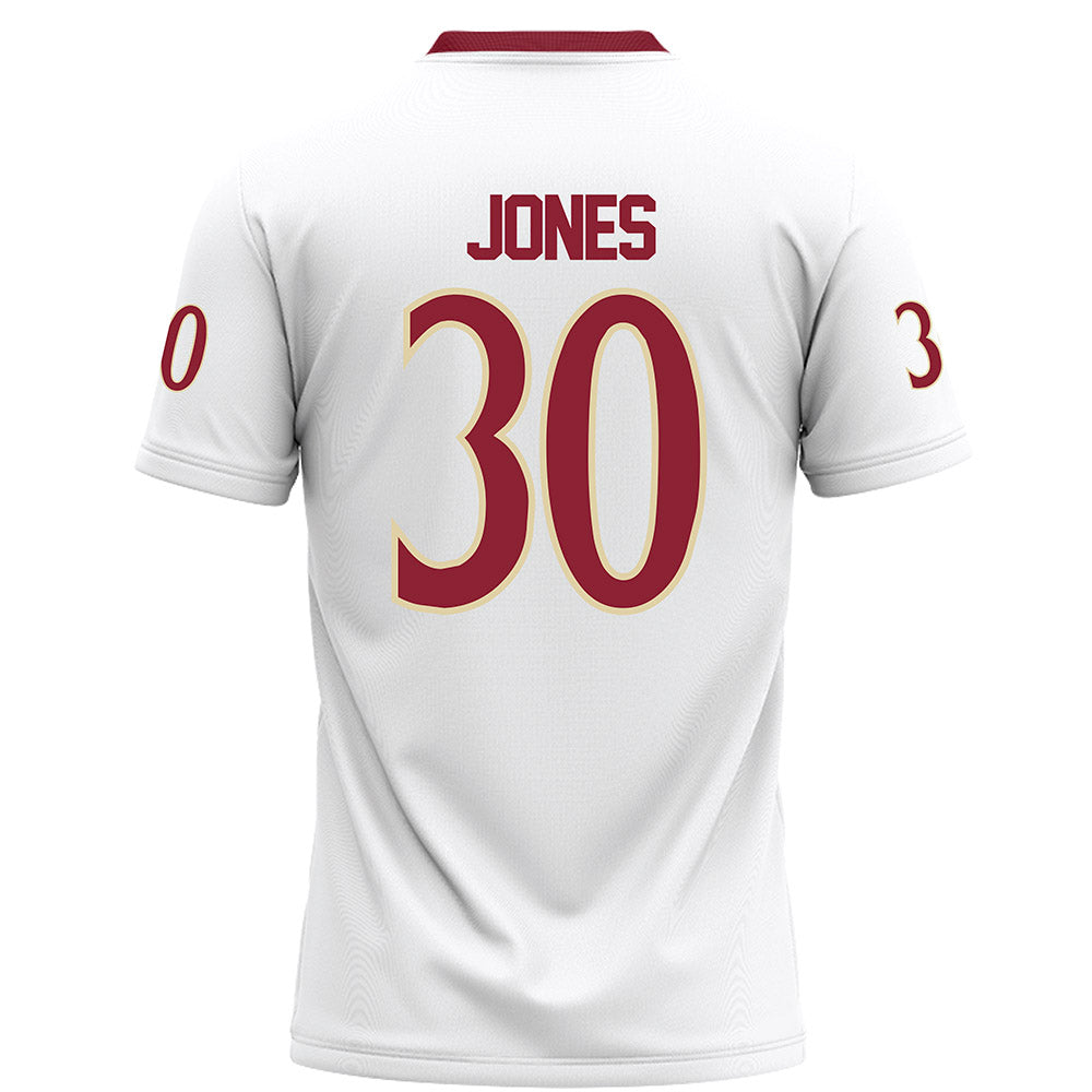 Elon - NCAA Football : Cason Jones - White Football Jersey-1