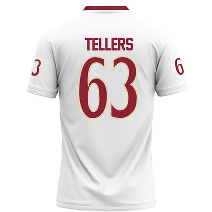 Elon - NCAA Football : Will Tellers - White Football Jersey-1