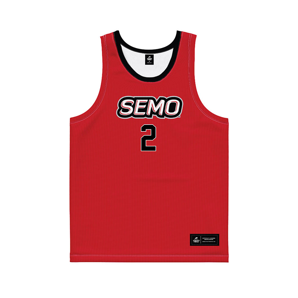 SEMO - NCAA Women's Basketball : Journee Harris - Red Basketball Jersey-0