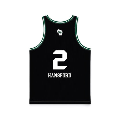 UW Green Bay - NCAA Women's Basketball : Lily Hansford - Black Basketball Jersey-1