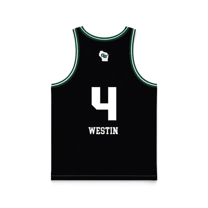 UW Green Bay - NCAA Women's Basketball : Maren Westin - Black Basketball Jersey-1