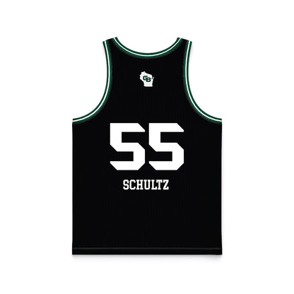 UW Green Bay - NCAA Women's Basketball : Meghan Schultz - Black Basketball Jersey-1