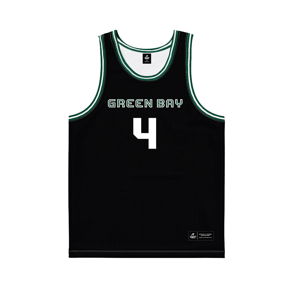 UW Green Bay - NCAA Women's Basketball : Maren Westin - Black Basketball Jersey-0
