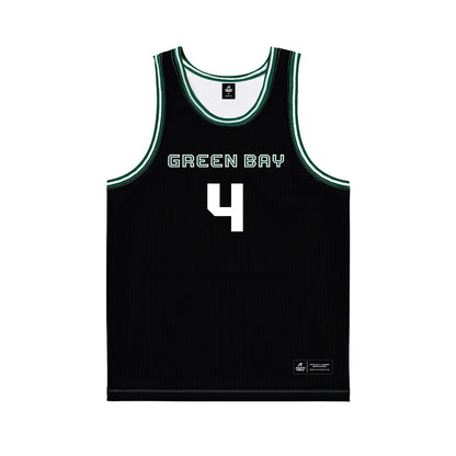UW Green Bay - NCAA Women's Basketball : Maren Westin - Black Basketball Jersey-0
