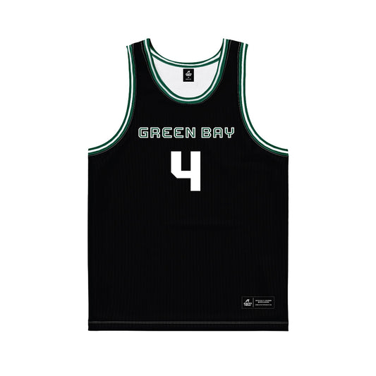UW Green Bay - NCAA Women's Basketball : Maren Westin - Black Basketball Jersey-0