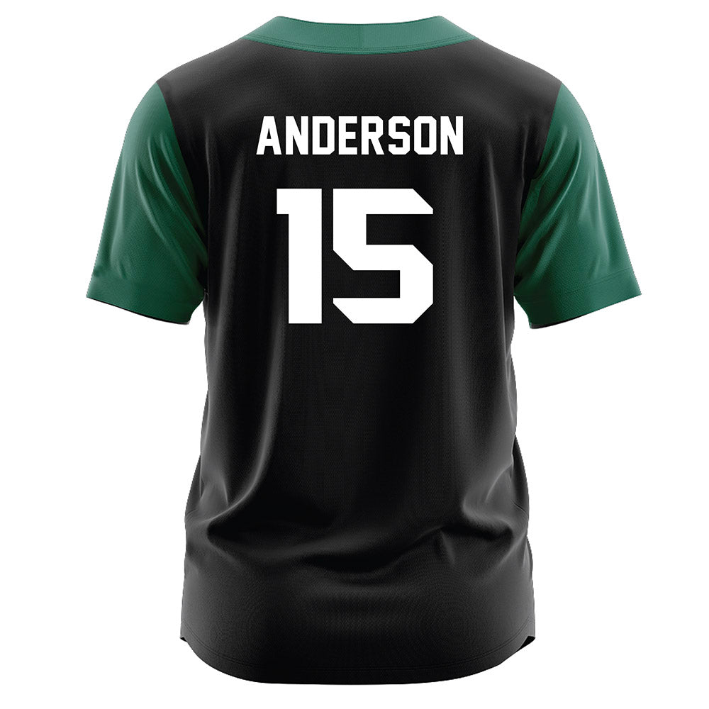UW Green Bay - NCAA Softball : Gracie Anderson - Black Jersey-1