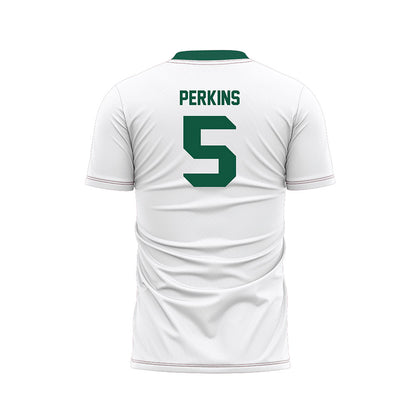 UW Green Bay - NCAA Men's Soccer : Ty Perkins - White Soccer Jersey-1