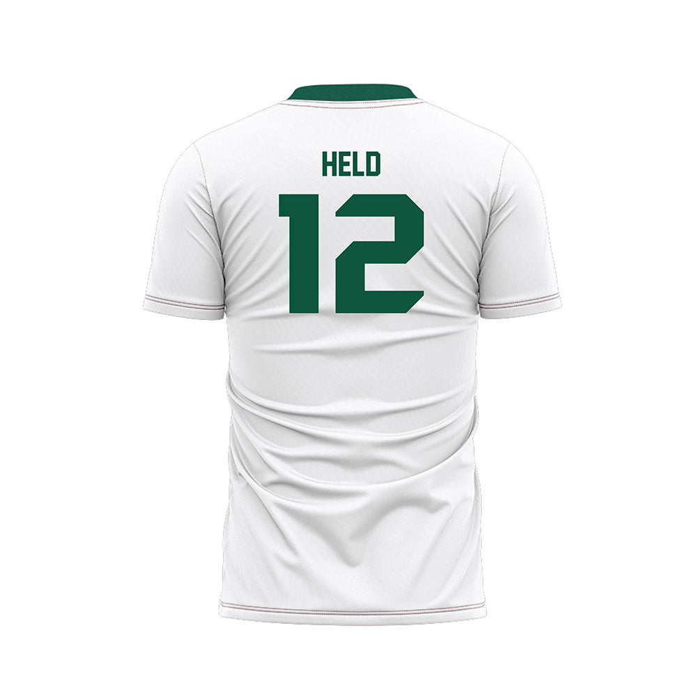 UW Green Bay - NCAA Men's Soccer : Kamden Held - White Soccer Jersey-1