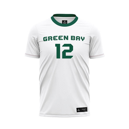 UW Green Bay - NCAA Men's Soccer : Kamden Held - White Soccer Jersey