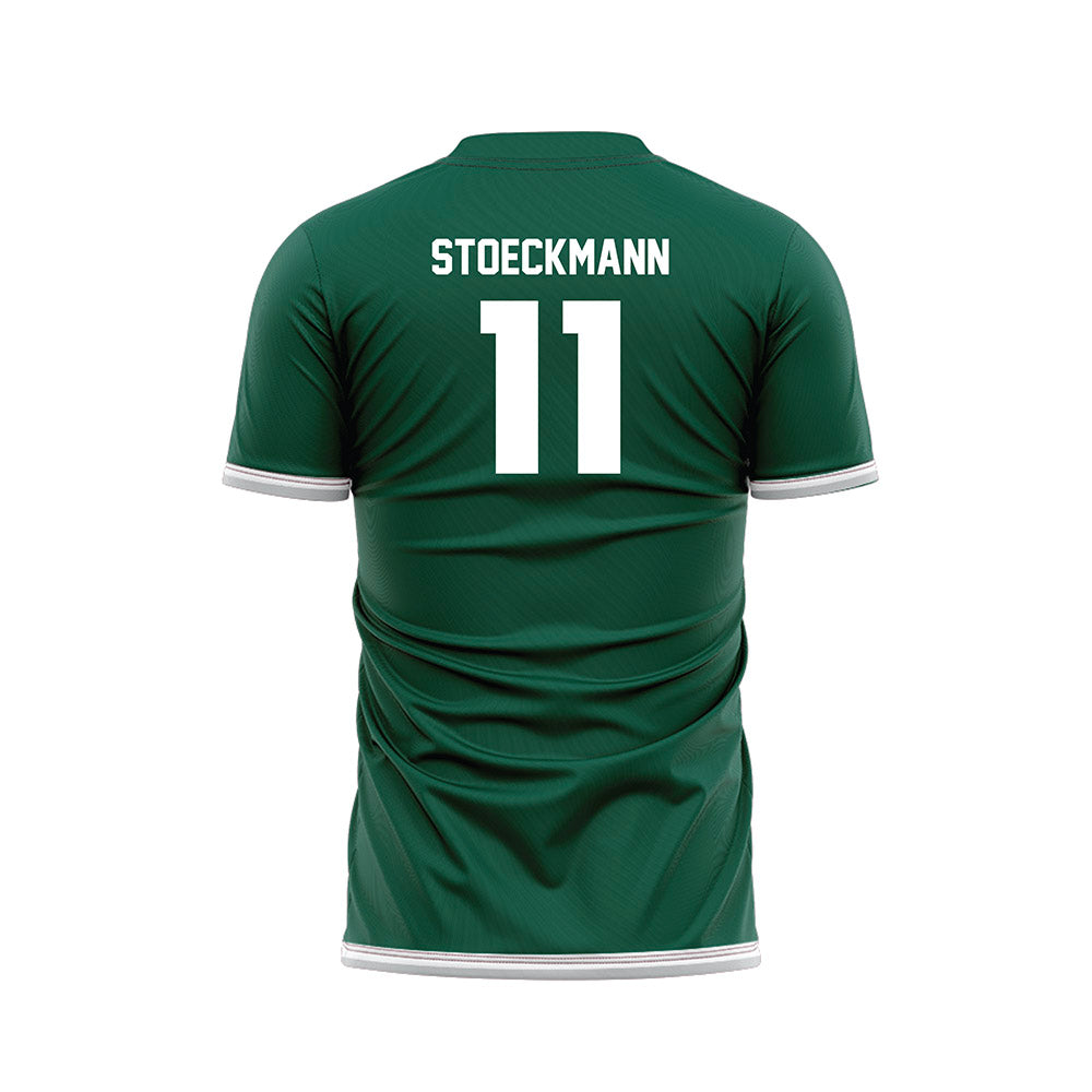 UW Green Bay - NCAA Women's Soccer : Becca Stoeckmann - Green Soccer Jersey-1