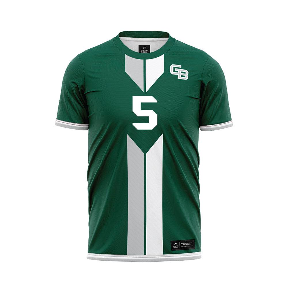 UW Green Bay - NCAA Women's Soccer : Abby Lom Lom - Green Soccer Jersey-0