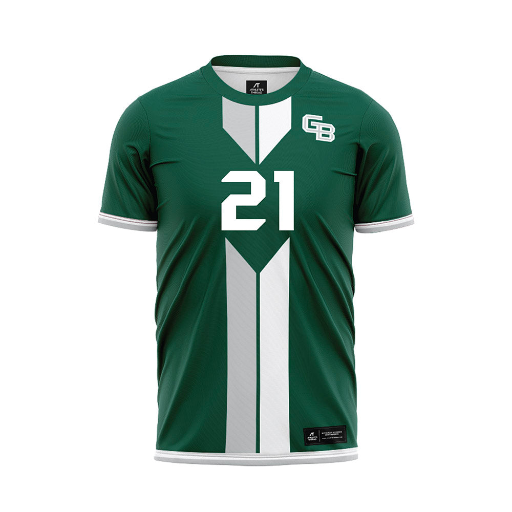 UW Green Bay - NCAA Women's Soccer : Ella Coates - Green Soccer Jersey-0
