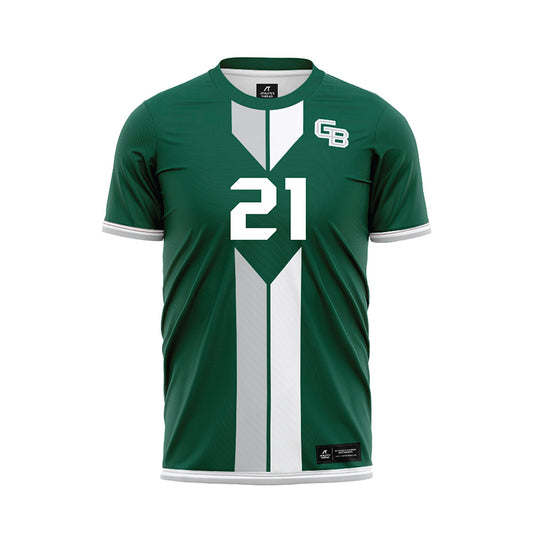 UW Green Bay - NCAA Women's Soccer : Ella Coates - Green Soccer Jersey-0