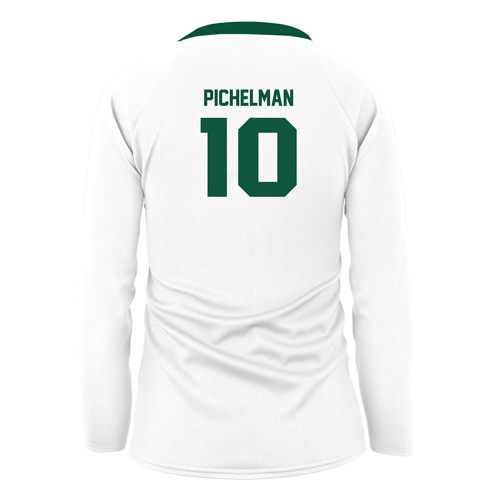 UW Green Bay - NCAA Women's Volleyball : Diane Pichelman - White Volleyball Jersey-1