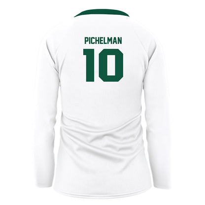 UW Green Bay - NCAA Women's Volleyball : Diane Pichelman - White Volleyball Jersey-1