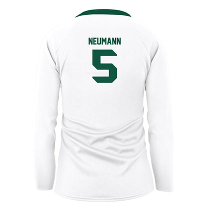 UW Green Bay - NCAA Women's Volleyball : Olivia Neumann - White Volleyball Jersey-1