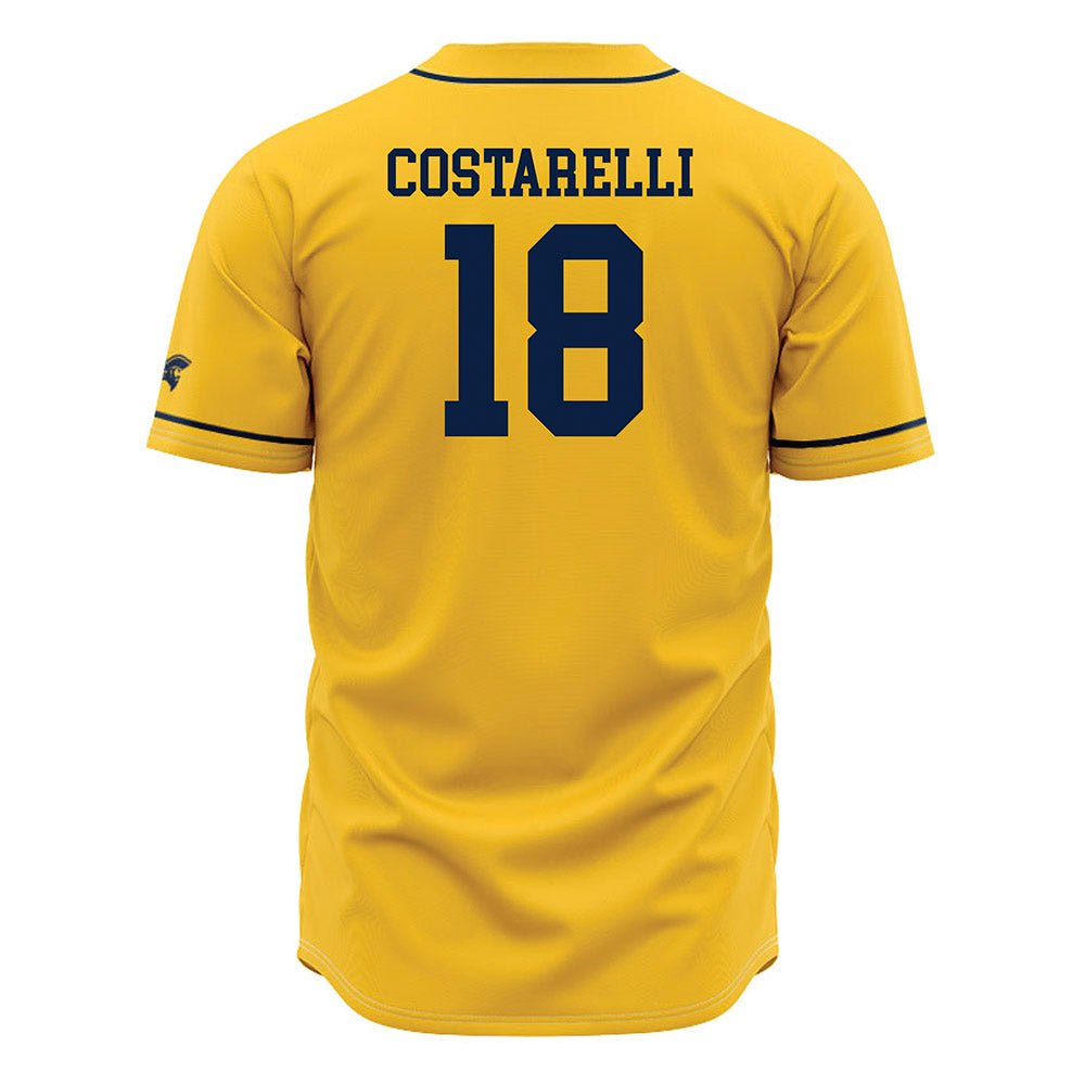 East Tennessee State - NCAA Baseball : Thomas Costarelli - Gold Jersey-1