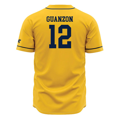 East Tennessee State - NCAA Baseball : Ian Guanzon - Gold Jersey-1