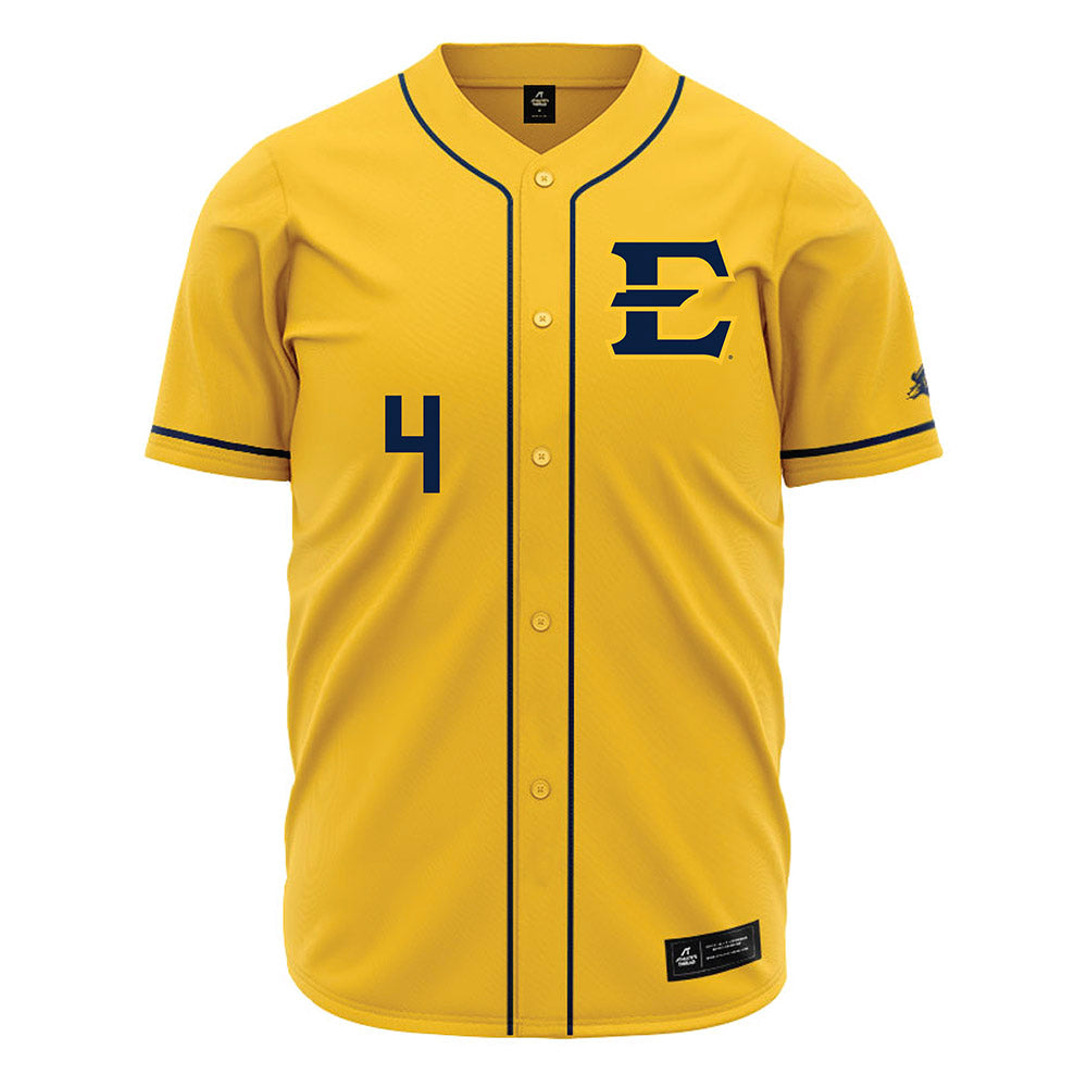 East Tennessee State - NCAA Baseball : Ty Galusky - Gold Jersey-0