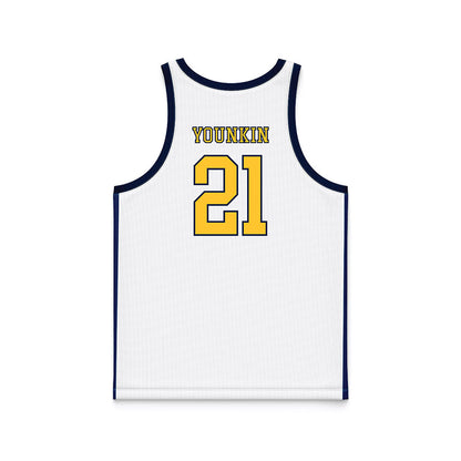 East Tennessee State - NCAA Women's Basketball : Kennedy Younkin - White Basketball Jersey-1