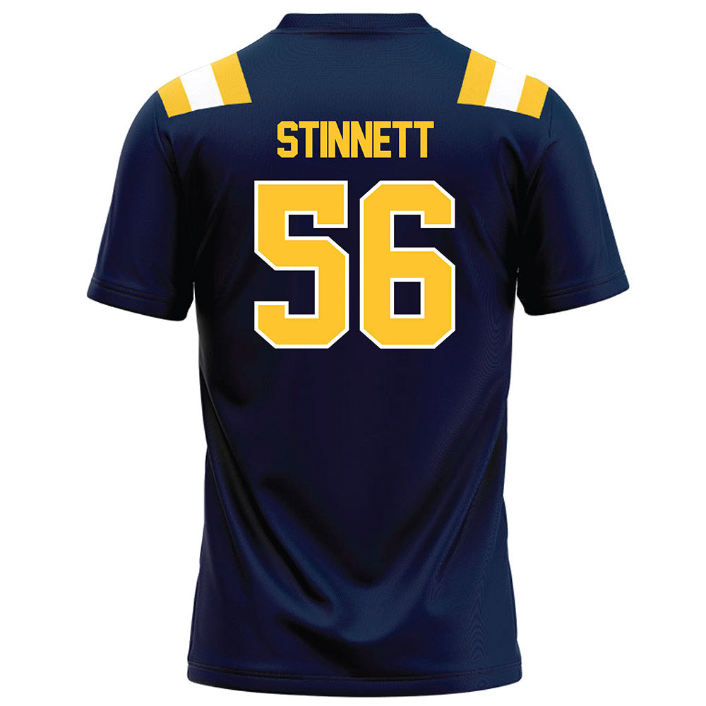 East Tennessee State - NCAA Football : Nash Stinnett - Navy Football Jersey-1