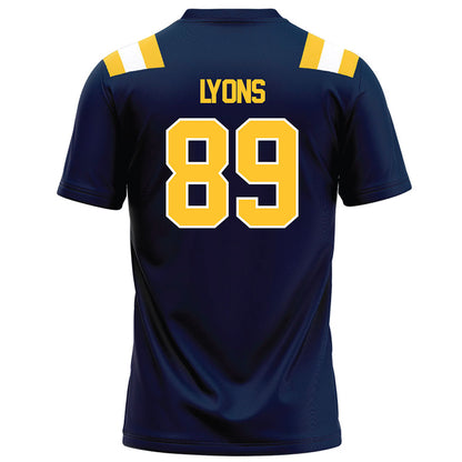 East Tennessee State - NCAA Football : Billy Lyons - Navy Football Jersey-1