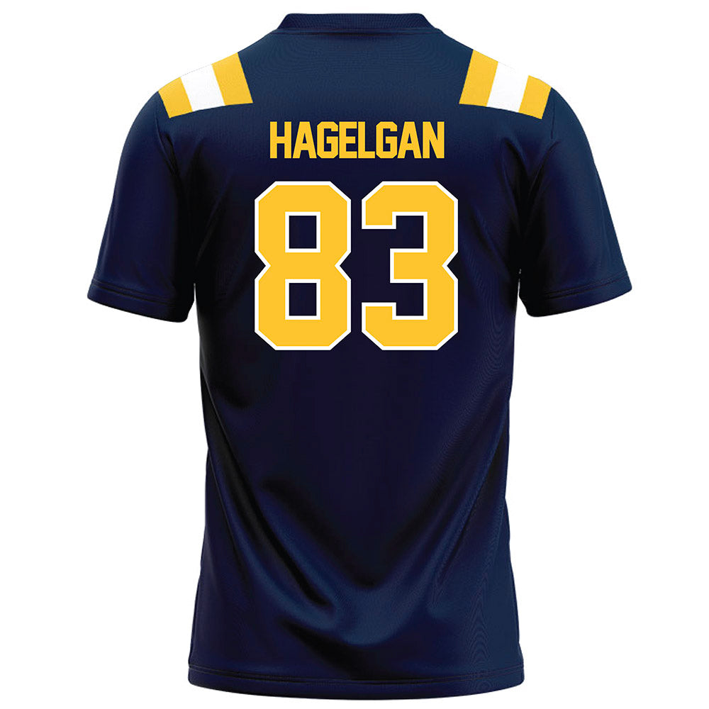 East Tennessee State - NCAA Football : Will Hagelgan - Navy Football Jersey-1