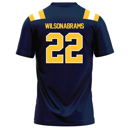 East Tennessee State - NCAA Football : Jayden Wilson-Abrams - Navy Football Jersey-1