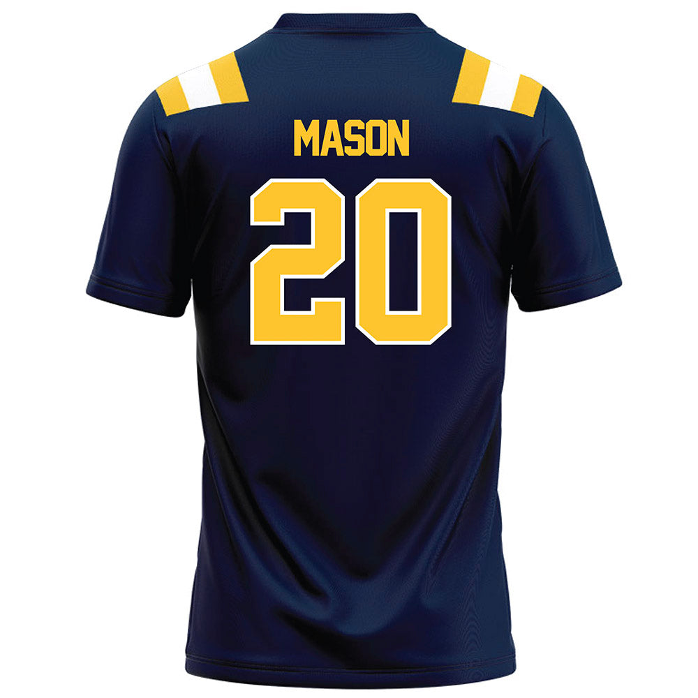 East Tennessee State - NCAA Football : Josiha Mason - Navy Football Jersey-1