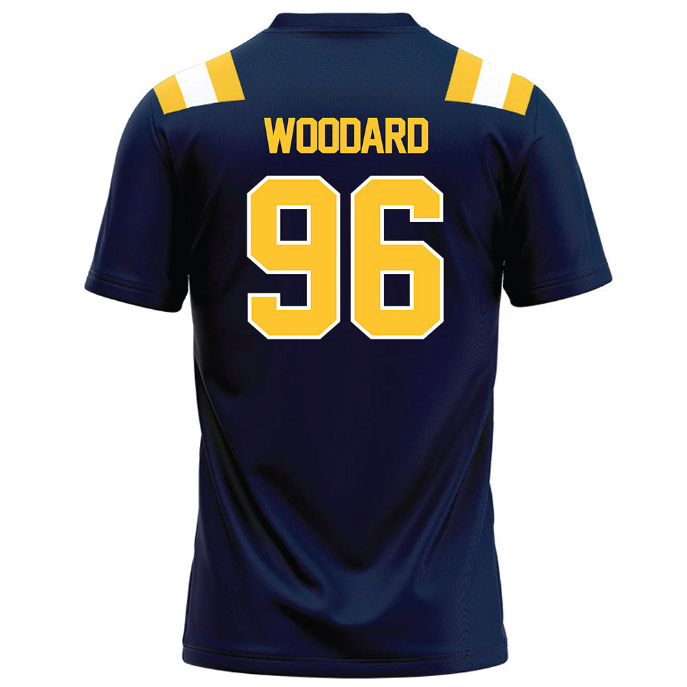 East Tennessee State - NCAA Football : Charles Woodard - Navy Football Jersey-1
