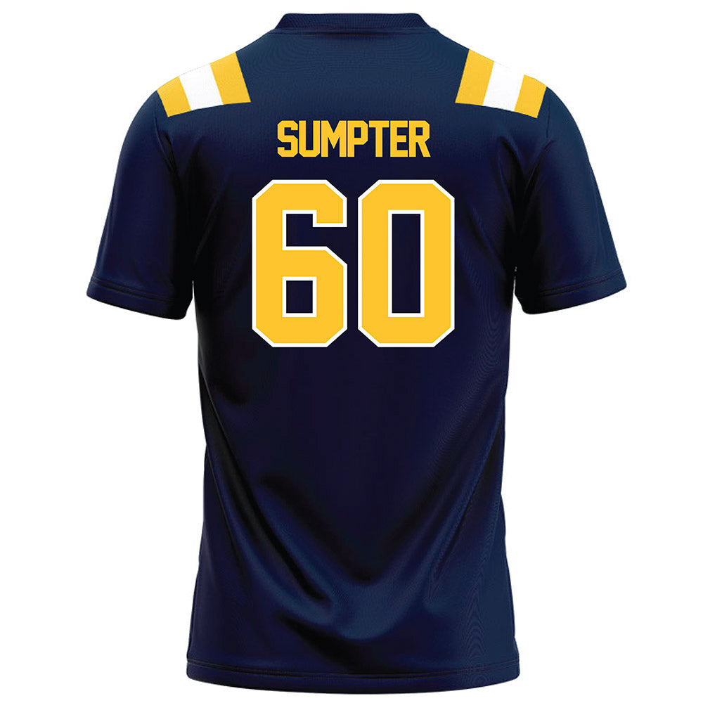 East Tennessee State - NCAA Football : Micah Sumpter - Navy Football Jersey-1