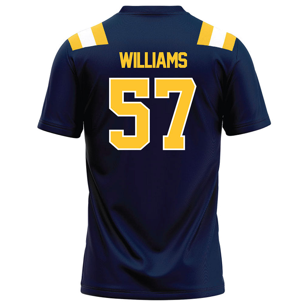 East Tennessee State - NCAA Football : Ty Williams - Navy Football Jersey-1