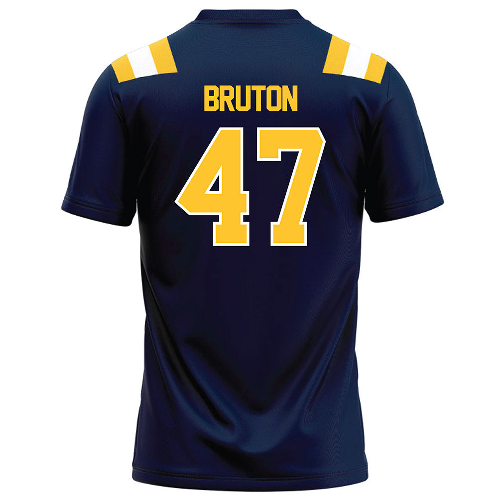 East Tennessee State - NCAA Football : Ramani Bruton - Navy Football Jersey-1