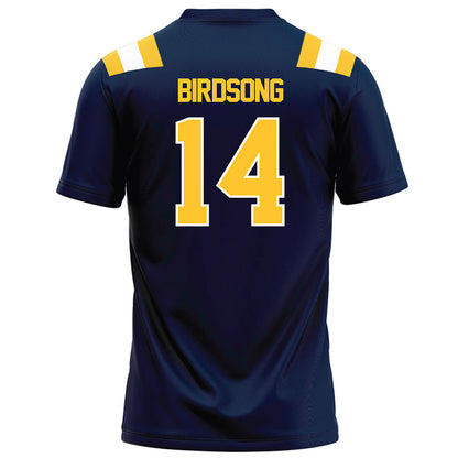 East Tennessee State - NCAA Football : Qua Birdsong - Navy Football Jersey-1