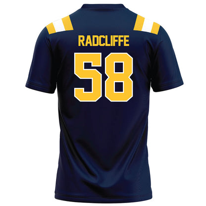 East Tennessee State - NCAA Football : Maddox Radcliffe - Navy Football Jersey-1