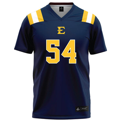 East Tennessee State - NCAA Football : Cal Grubbs - Navy Football Jersey-0
