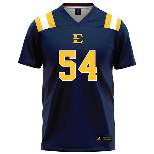 East Tennessee State - NCAA Football : Cal Grubbs - Navy Football Jersey-0