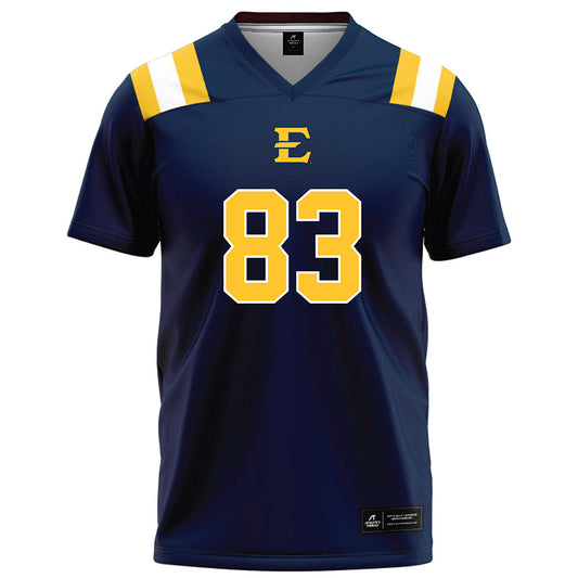 East Tennessee State - NCAA Football : Will Hagelgan - Navy Football Jersey-0