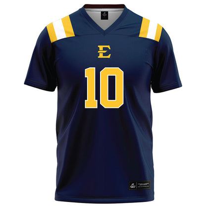 East Tennessee State - NCAA Football : Jake McNamara - Navy Football Jersey-0