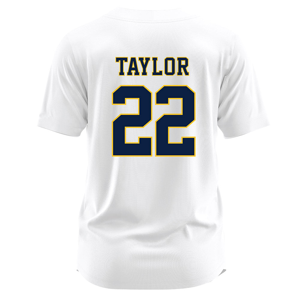 East Tennessee State - NCAA Softball : Abigail Taylor - White Jersey-1