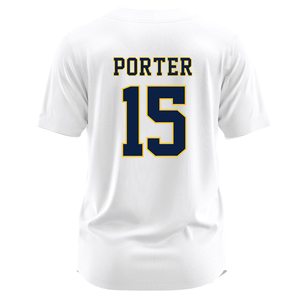 East Tennessee State - NCAA Softball : Hailey Porter - White Jersey-1
