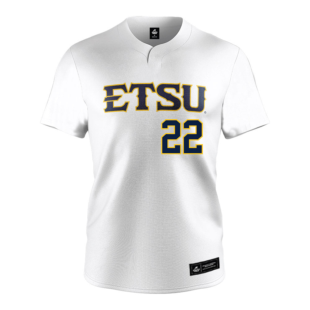 East Tennessee State - NCAA Softball : Abigail Taylor - White Jersey-0