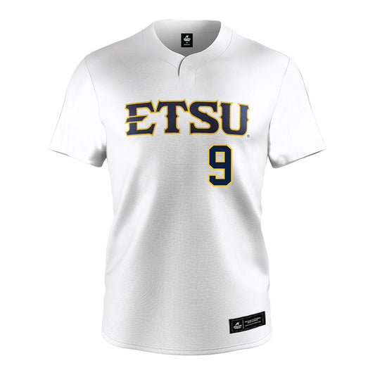 East Tennessee State - NCAA Softball : Marissa Barnes - White Jersey
