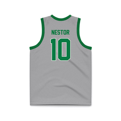 North Texas - NCAA Women's Basketball : Megan Nestor - White Basketball Jersey-1